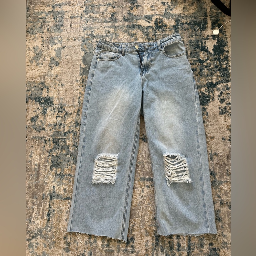 White Fox light wash jeans